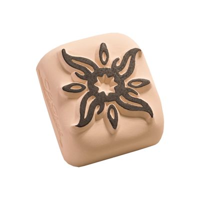 LaDot - Pierre pour tatouage éphémère - en céramique - taille L (4 x 5 cm) - soleil