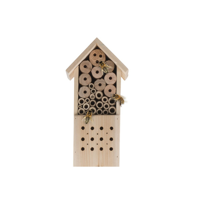 Insektenhotel - aus Holz - ca. 160 x 14,5 x 10 cm