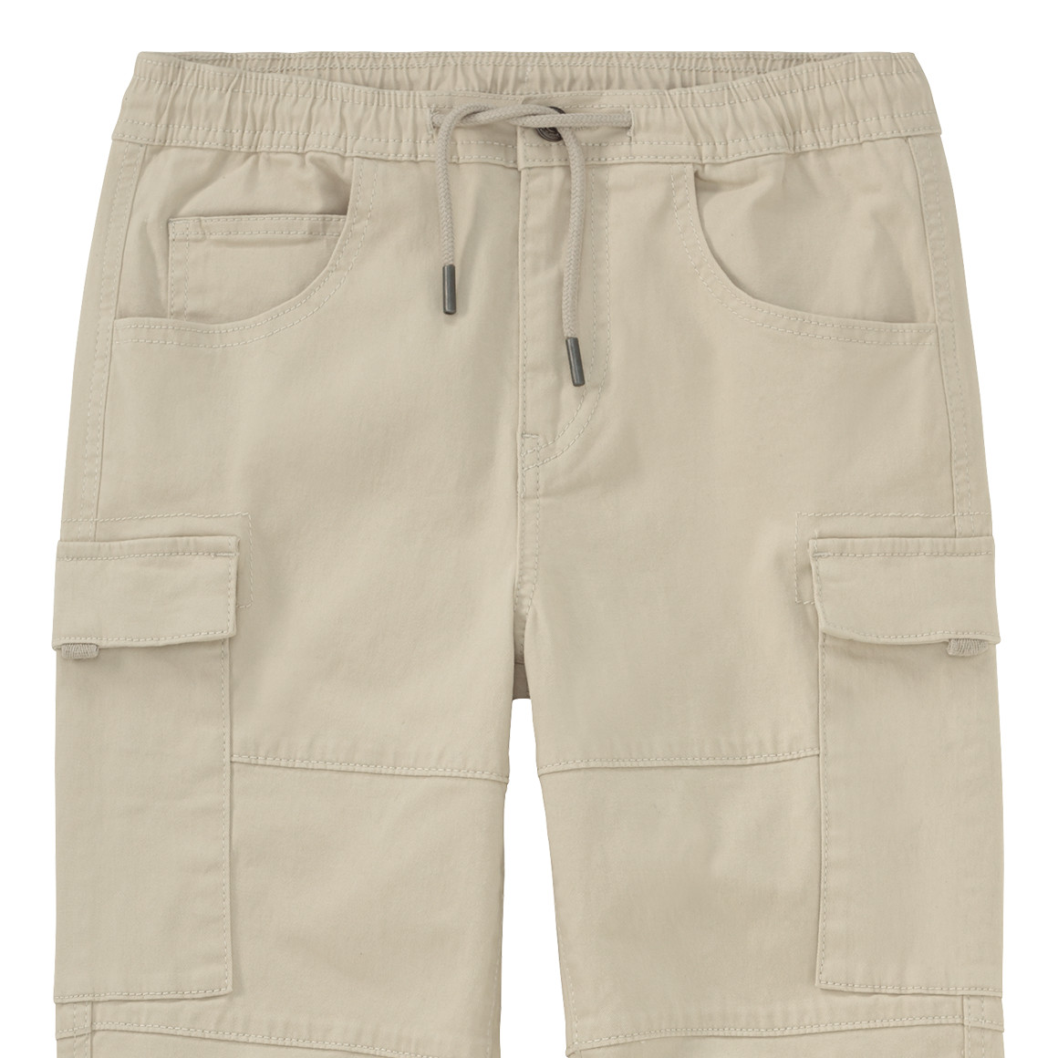 Beatwear Jungen Cargohose mit Tunnelzug creme