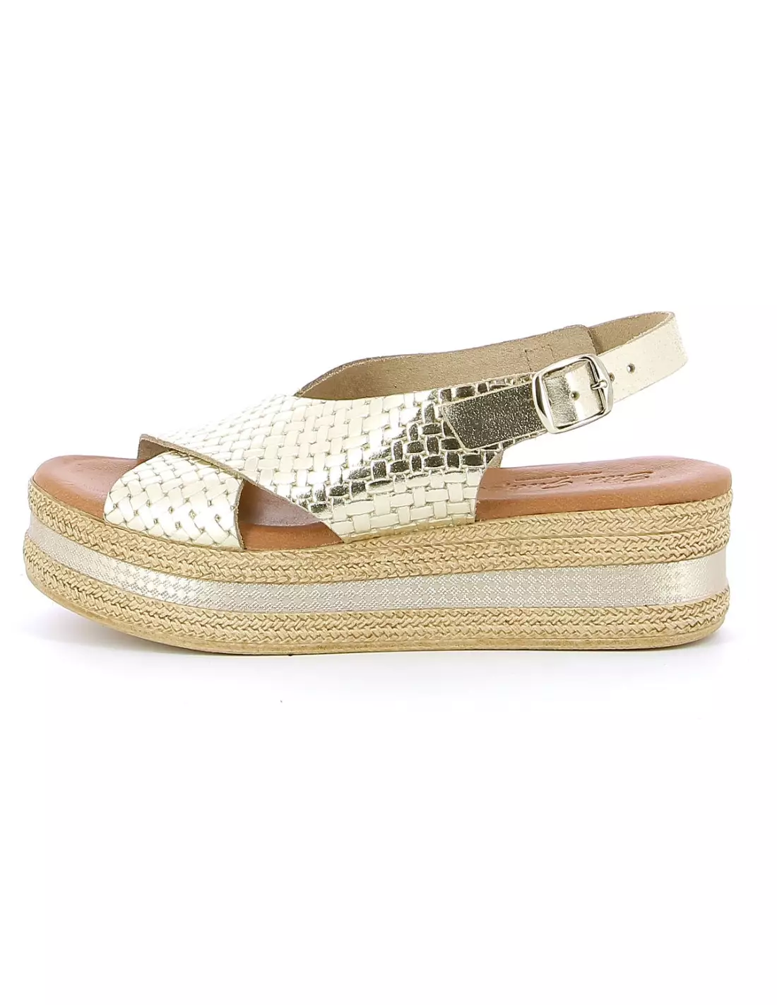 ELLA GUAPA ELAMO - Sandales & nu-pieds Platino