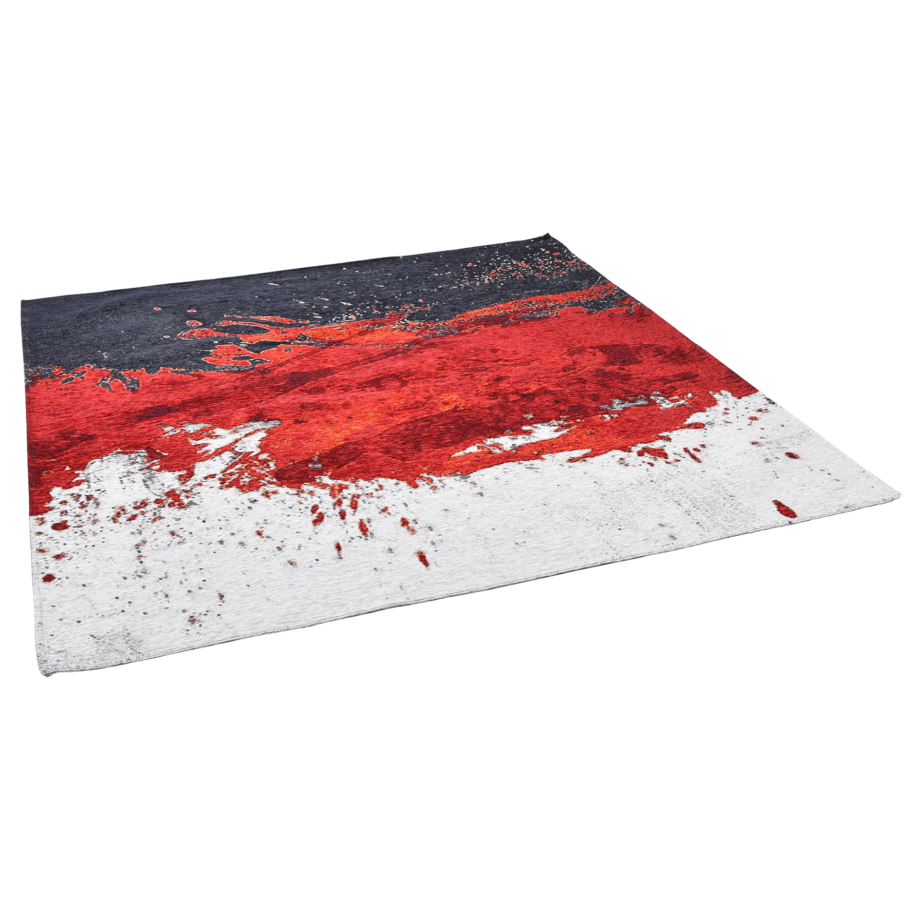Teppich COSIMA - rot multi - 160x160 cm