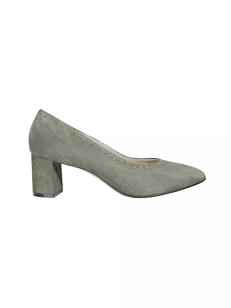 DIRNDL & BUA Trachtenschuhe - Pumps grün