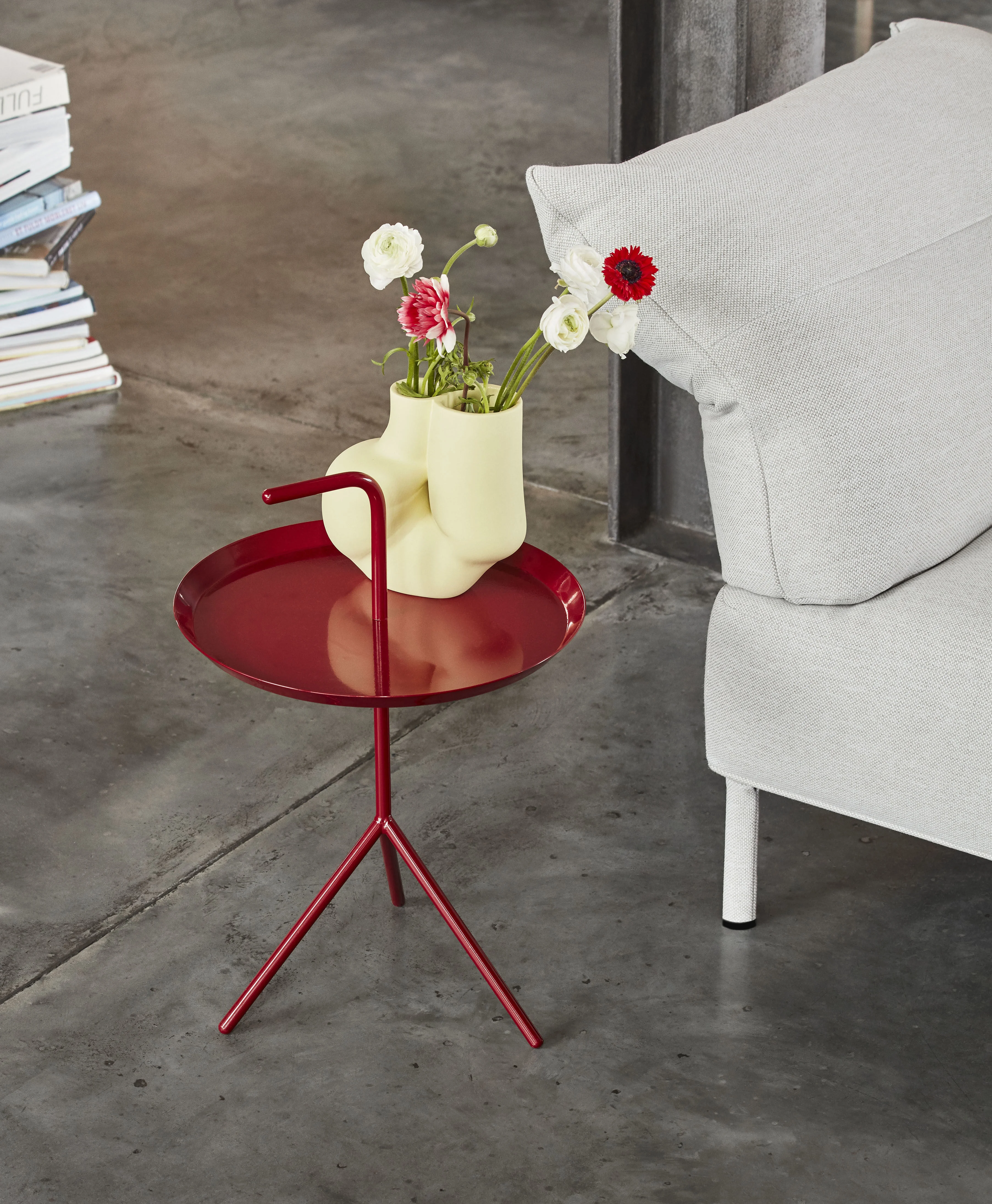 DON'T LEAVE ME - Table basse métal | Rouge