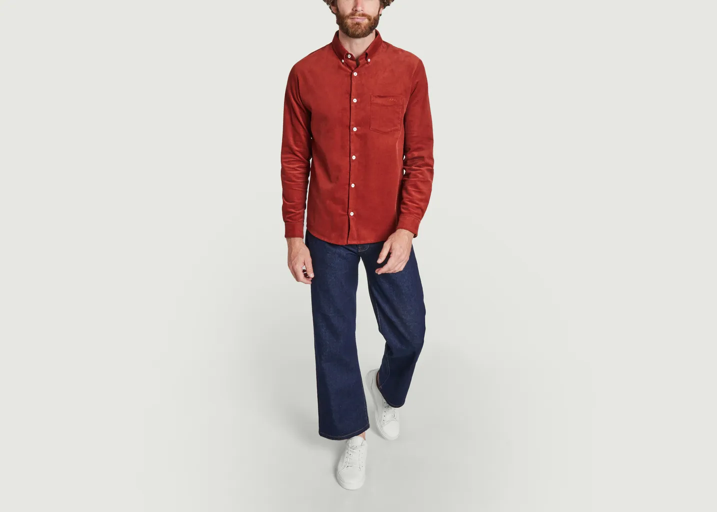 Chemise Serge Logo A.P.C.