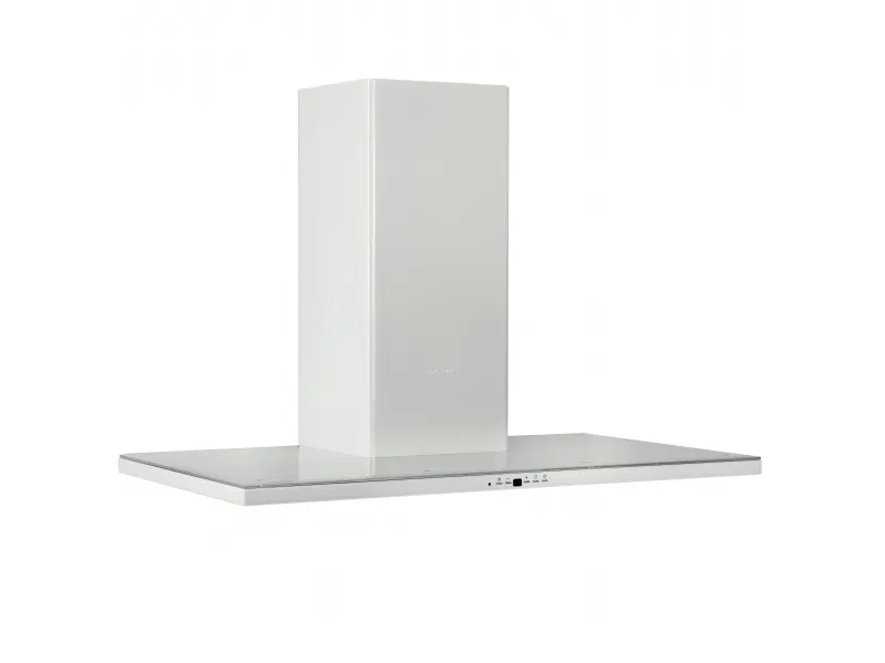 SILVERLINE Nordic Dark SL 3122-60 HV - Hætte - skorsten flad - bredde: 59.8 cm - dybde: 50 cm - udtrækning og recirkulation (-) - hvid