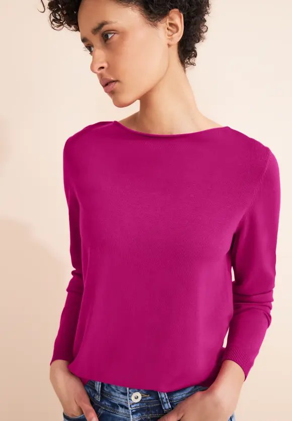 Basic Feinstrickpullover - smell of rose