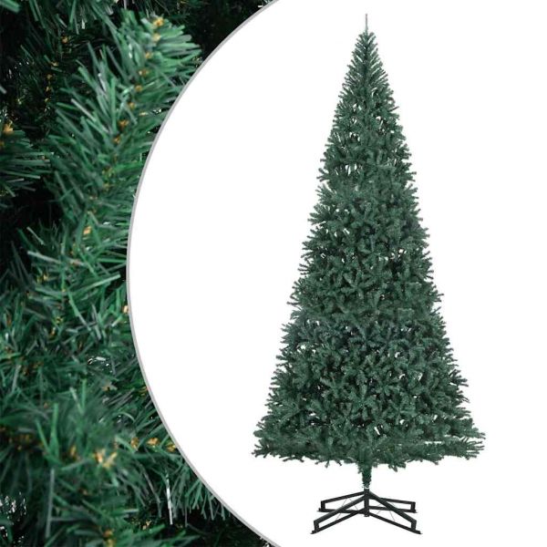 vidaXL Árvore de Natal Artificial com Suporte 500 cm Pvc Verde - 2789115905