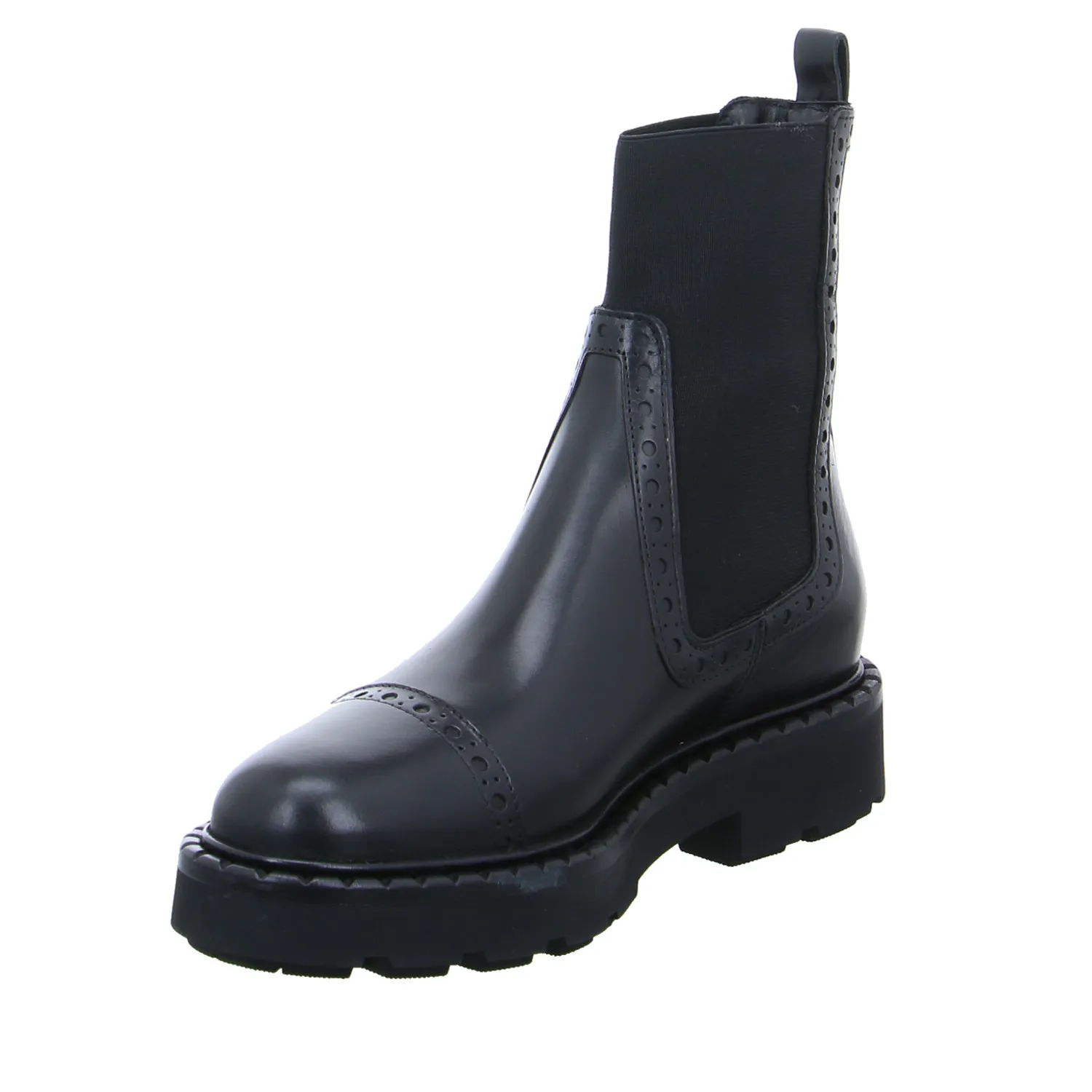 MJUS Boot Schwarz Leder