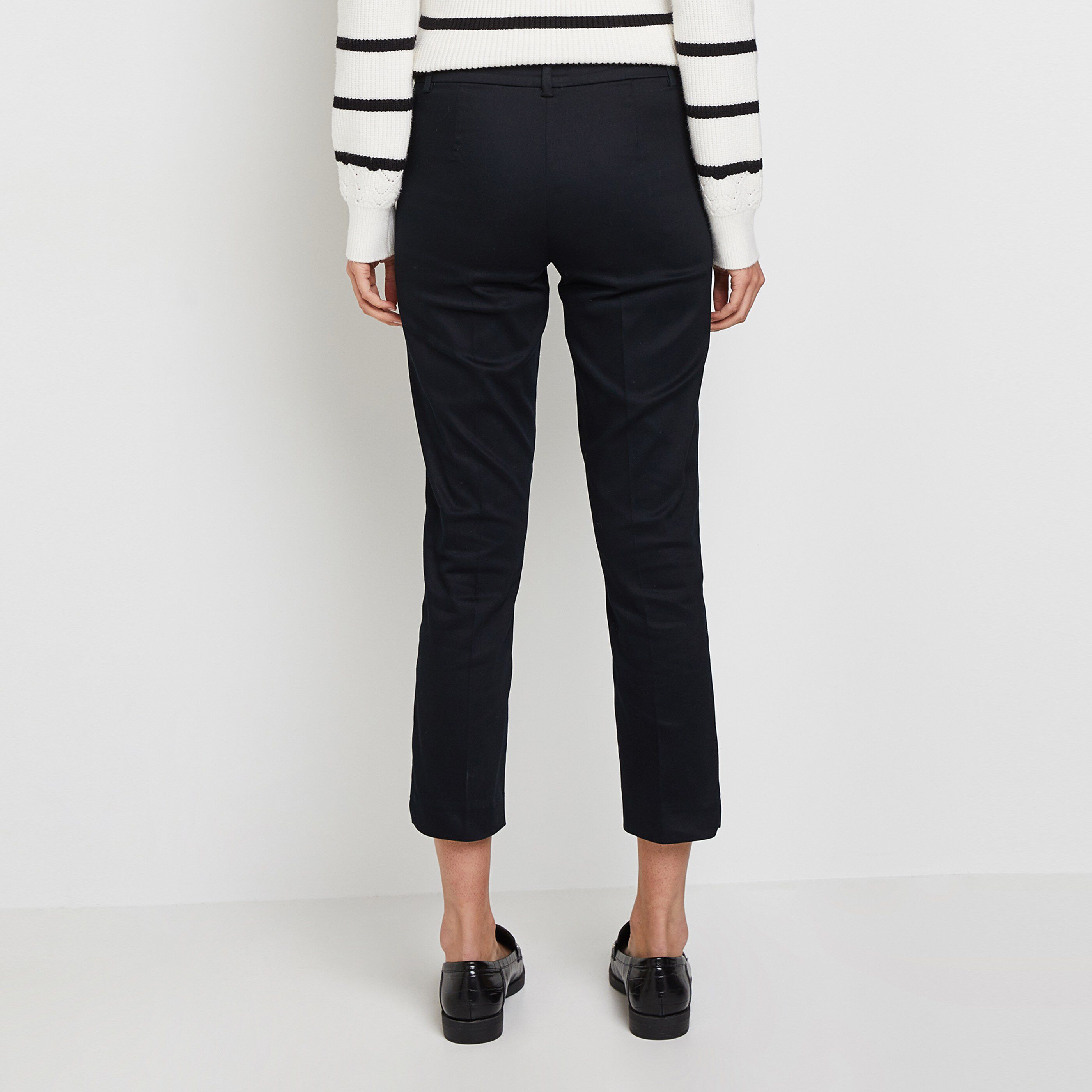 Pantalon raccourci femme - NOIR