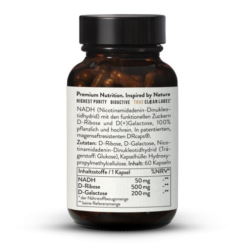 Sunday Natural Products  NADH 50D-Ribose & D(+)Galactose