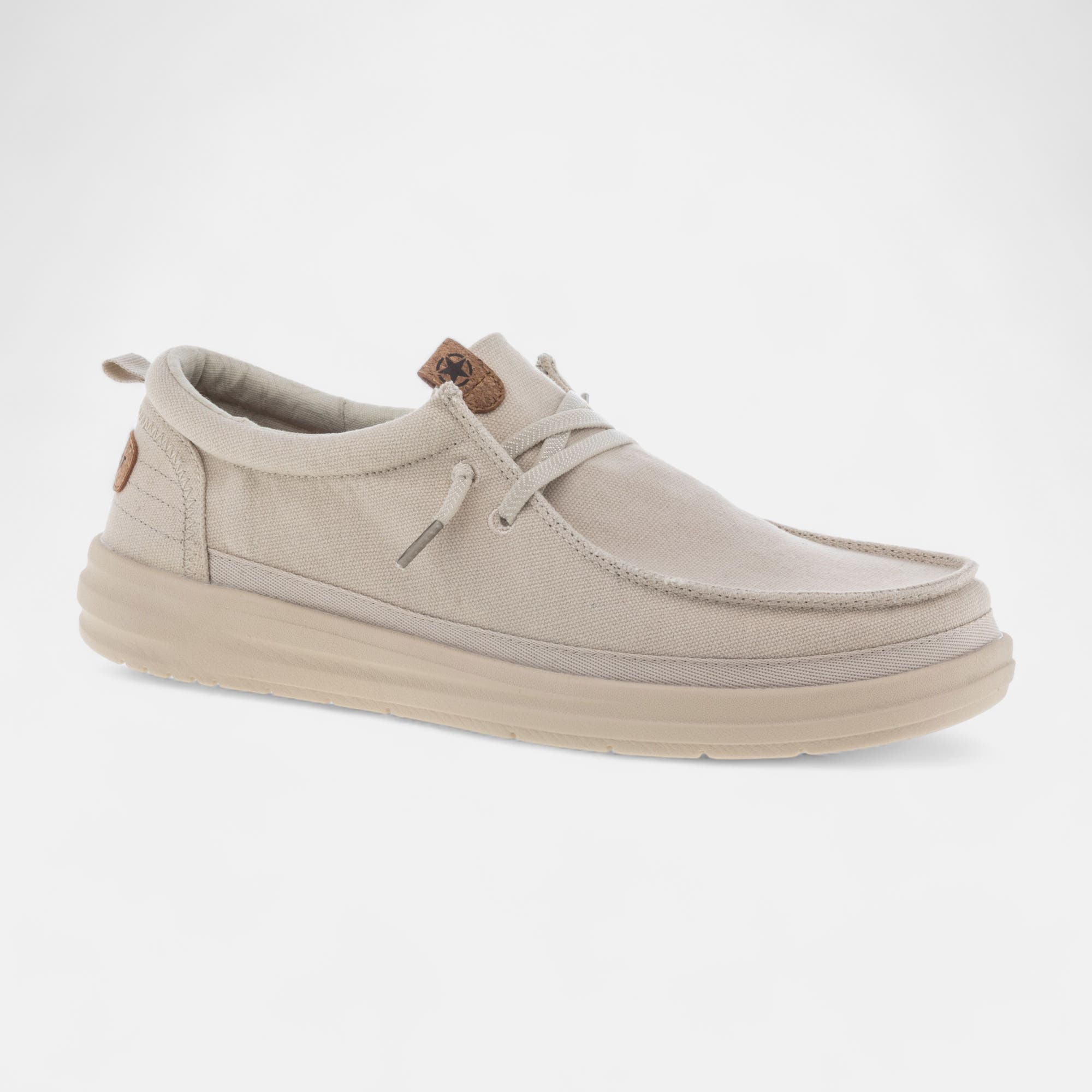 Baskets en toile Homme beige