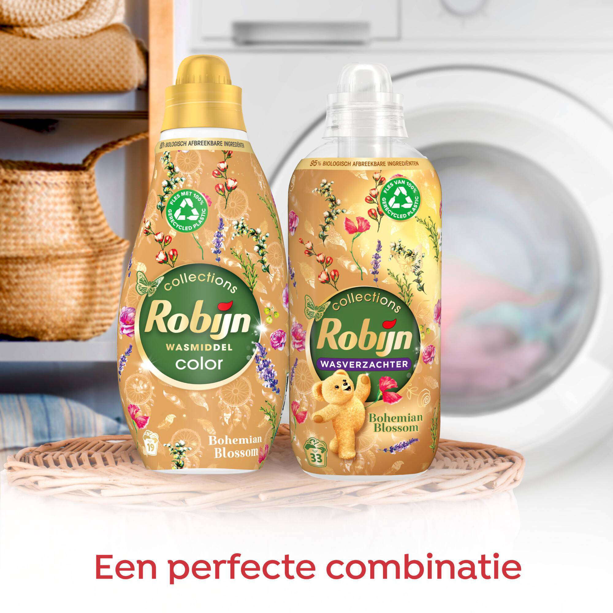Robijn vloeibaar wasmiddel Color Bohemian Blossom - 8 x 19 wasbeurten - 152 wasbeurten