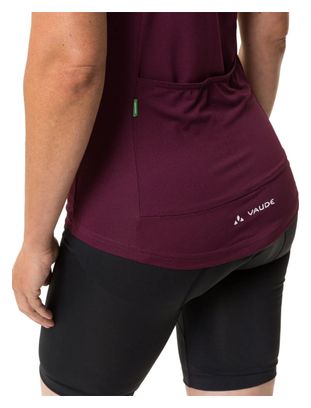 Maillot Manche Courtes Femme Vaude Kuro Shirt Rouge