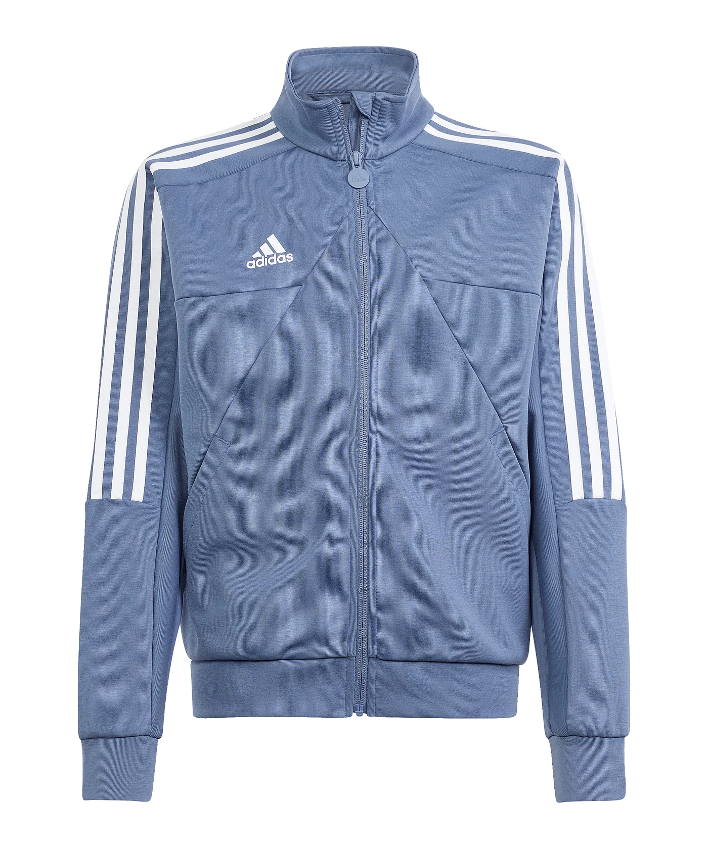 adidas Tiro Tracktop Jacke Kids Blau Weiss