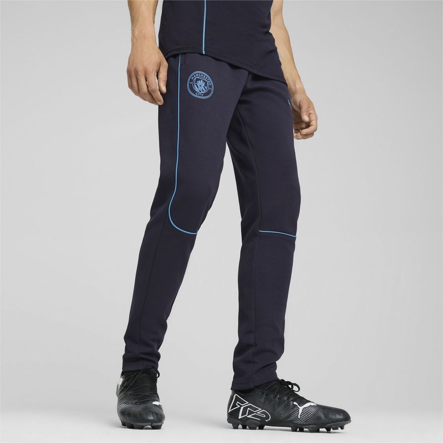 Manchester City Bas de Survêtement Casuals - Bleu Marine/Magic Blue