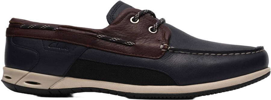 Clarks Orson Sail Heren Veterschoenen Navy Combi