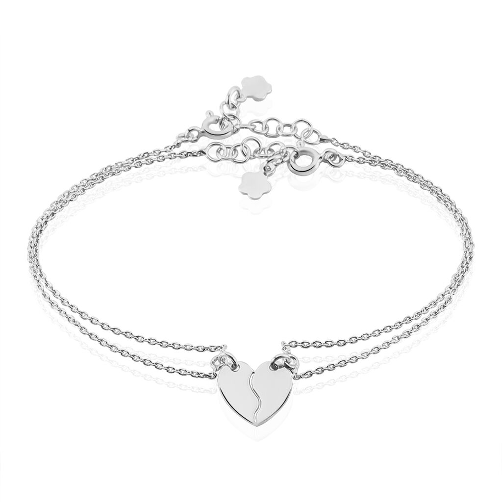 Bracelet Abrar Argent Blanc