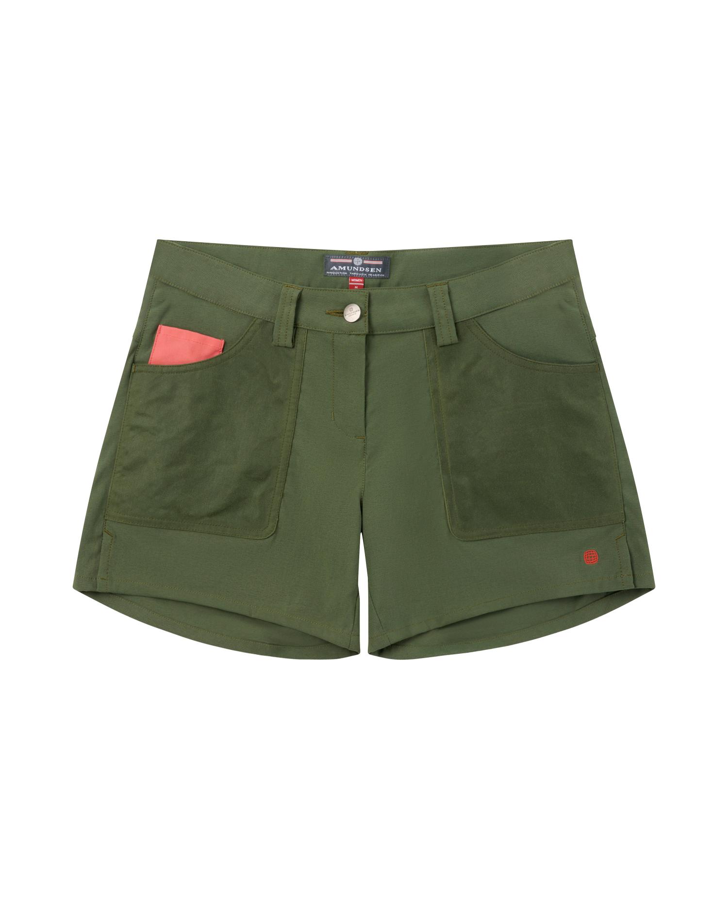 Amundsen 5Incher Field Shorts Womens Riffle Green/Green