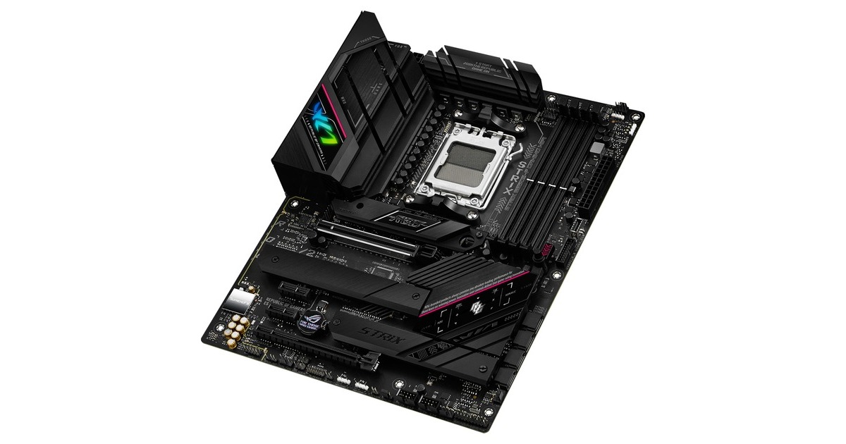 ASUSROG Strix B650E-F Gaming WiFi socket AM5 moederbord  (Zwart, RAID, 2.5 Gb-LAN, Wi-Fi 6E, BT 5.2, Sound, ATX)