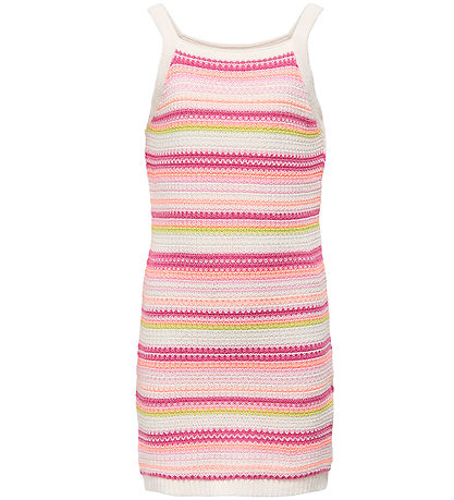 Kids Only Kleid - KogBelli - Strick - Ecru/Camelia Rose/Roseate