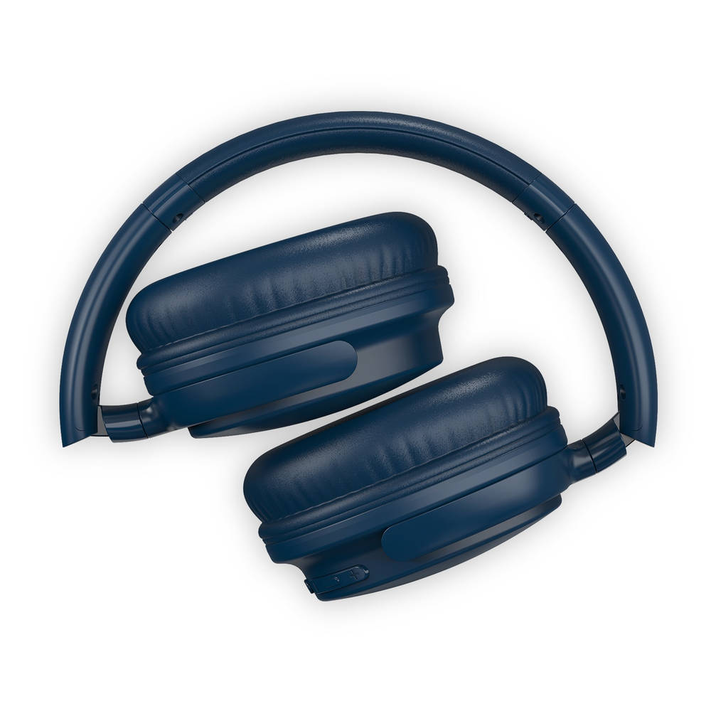 Qware Sound draadloze headset - blauw