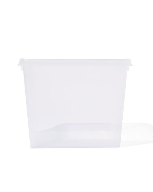 boîte de rangement 25L Madrid transparent 40x30x32