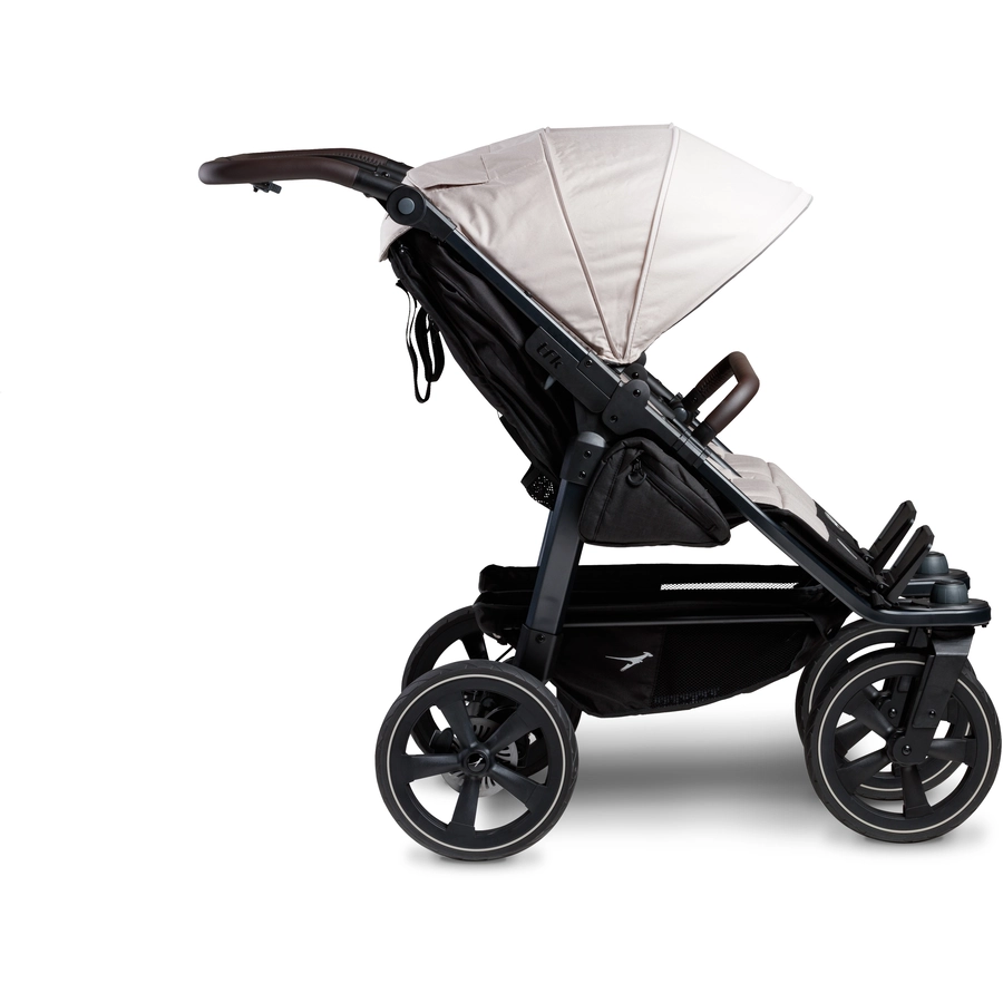 tfk Zwillingskinderwagen Duo 2 mit Luftkammer-Set Sand