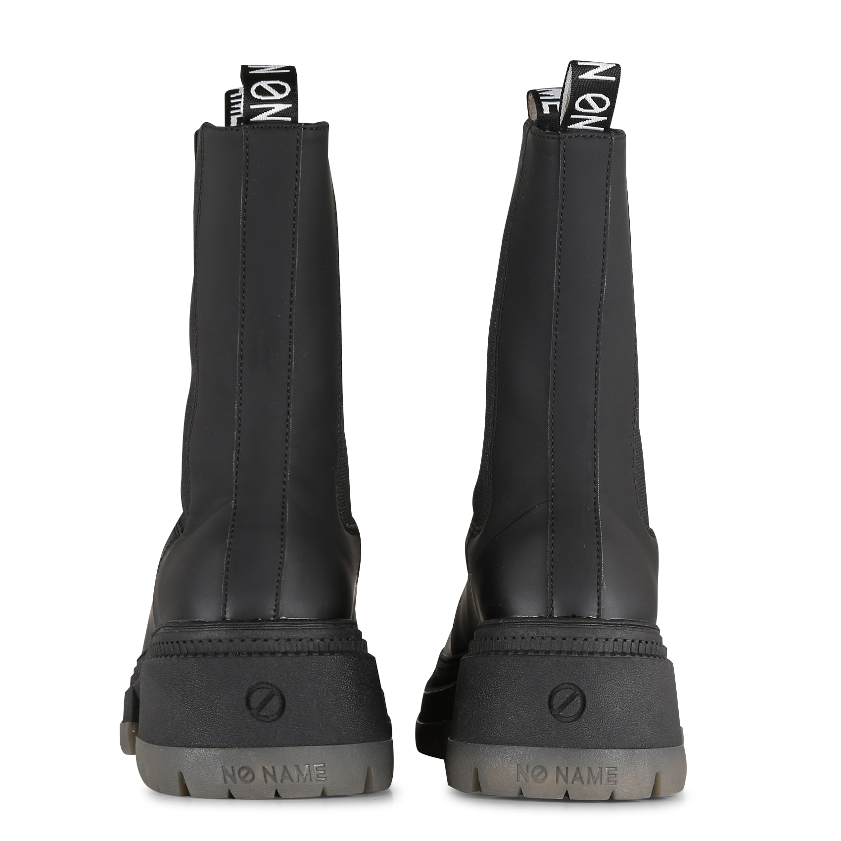 Bottines à bout rond| Noir
