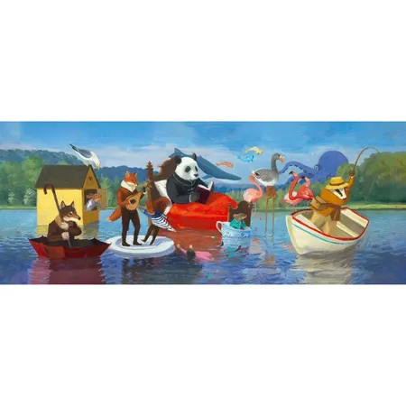 Djeco Puzzle Gallerie: Summer Lake, 350 Teile