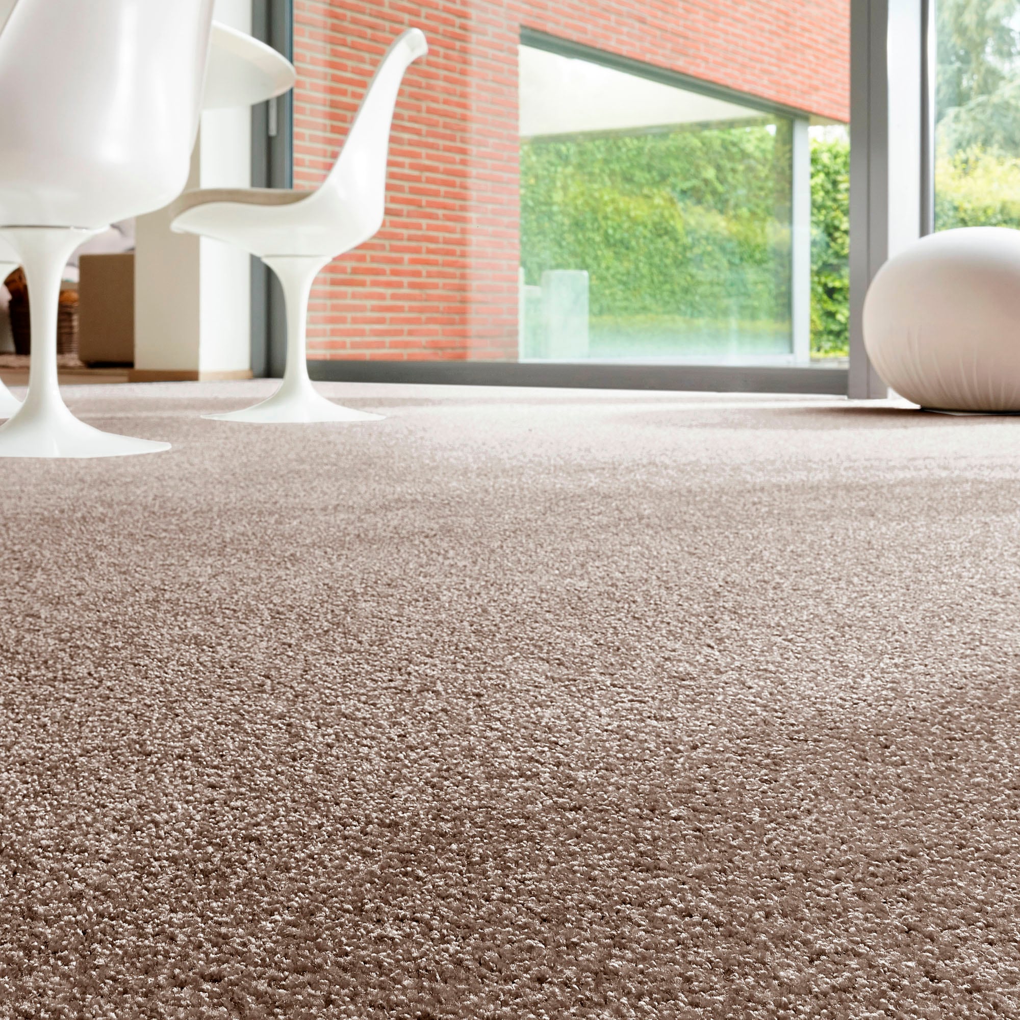 Andiamo Teppichboden »Rubinoy, Schlinge, Made in Belgium« rechteckig 8,5 mm Höhe Breite 400 cm oder 500 cm, Wohnzimmer, strapazierfähig & robust