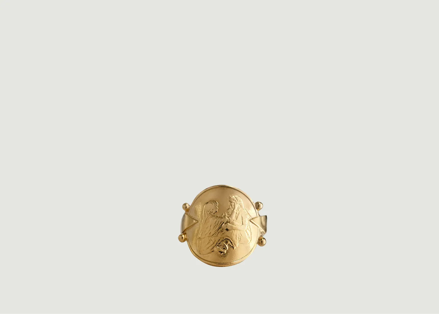 Bague Je prends soin de toi, tu prends soin de moi. Atelier Indépendant