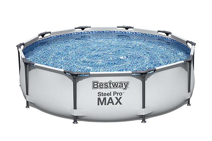 Piscine tubulaire ronde Bestway Steel Pro Max ø3,05 x h.0,76 m