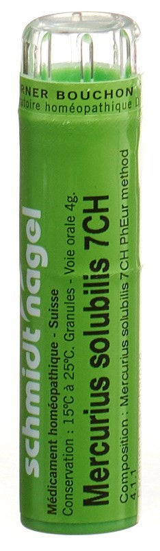 SCHMIDT-NAGEL Mercurius solubilis Gran 7 CH 4 g