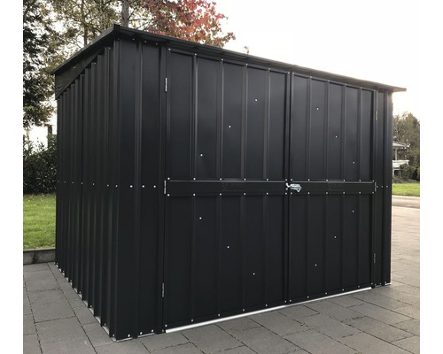 GLOBEL 6x6 fietsenstalling met fietsdrager 200x189 cm antraciet