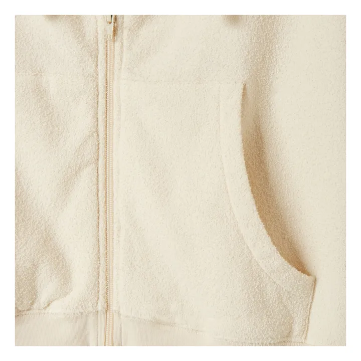 American Vintage Sweat Zippé Bobypark Coton Bio | Ecru
