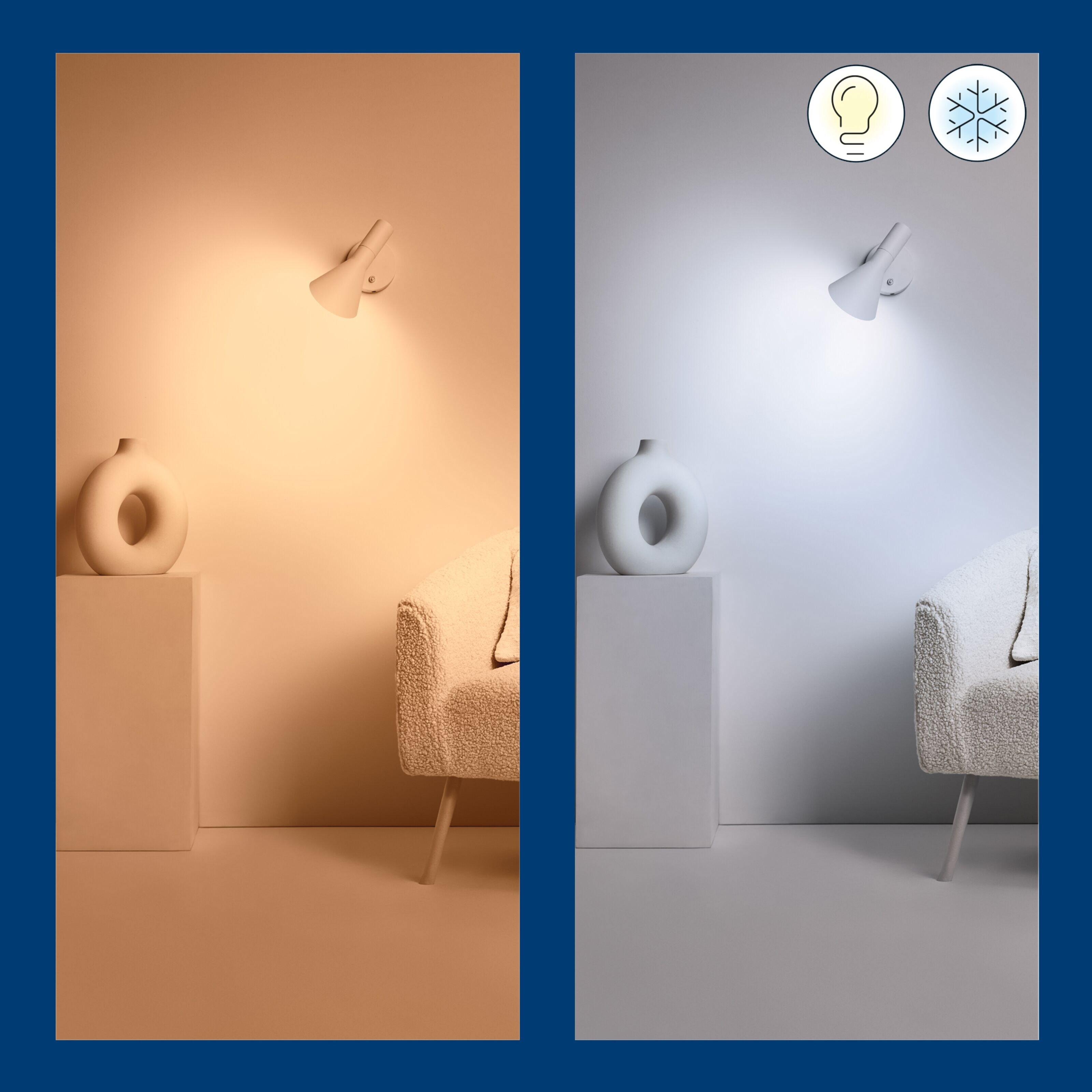 WiZ C37 Smart LED-pære E14 470 lm 2-pk.