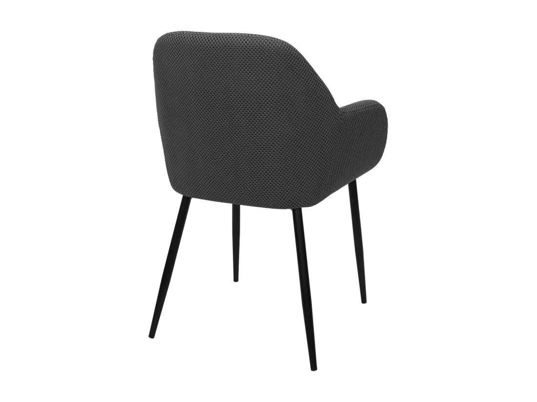 Fauteuil Atome Gris - Lot de 2