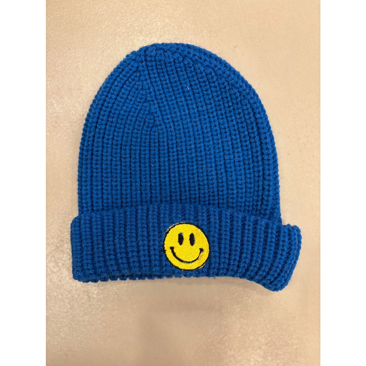 Atelier Pomme | ROCK THAT BEANIE - BLUE | SMILEY | 3-8Y