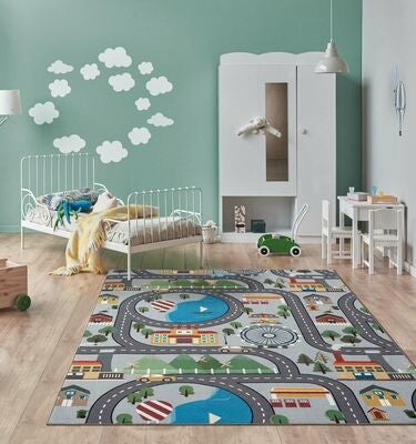 KMCarpets Veiteppe 120x160 cm, Grå