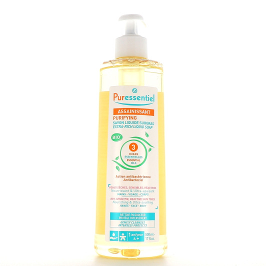 Savon liquide surgras assainissant Puressentiel