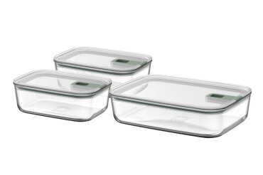 EasyClip set glazen vershouddozen 3-delig (2x 1000 ml   1x  2250 ml) - Nordic sage