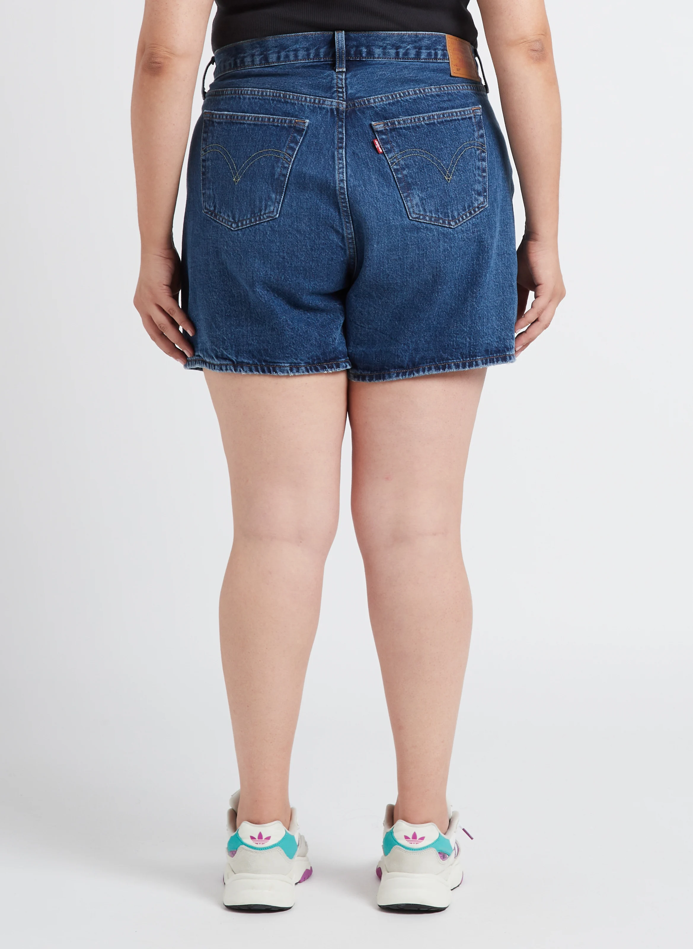 PL 501 HIGH RISE SHORT - Short en jean taille haute | Jean Délavé