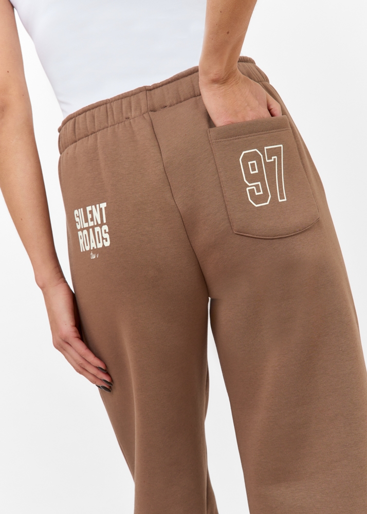 Silent roads sweatpants taupe