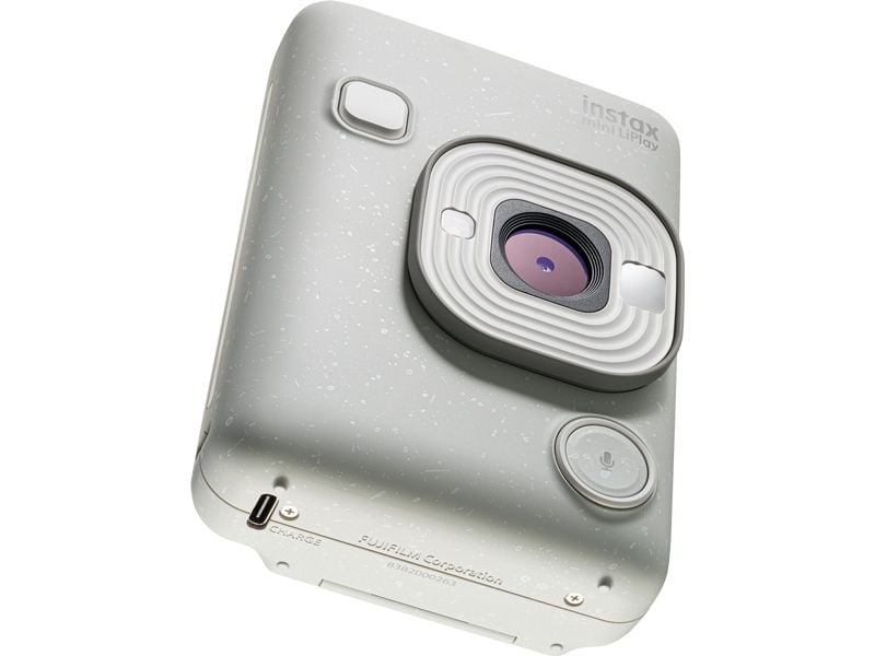 Fujifilm Fotokamera Instax Mini LiPlay Weiss Hybrid-Sofortbildkamera