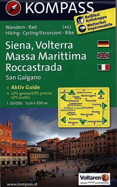 KOMPASS - 2462 SIENA VOLTERRA 1 50 000