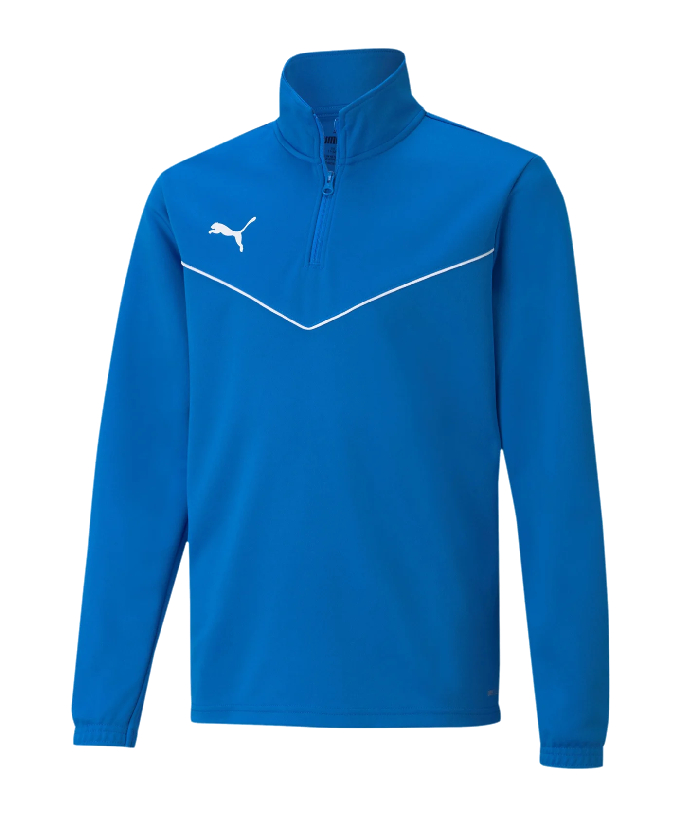 PUMA teamRISE HalfZip Sweatshirt Kids Blau F02