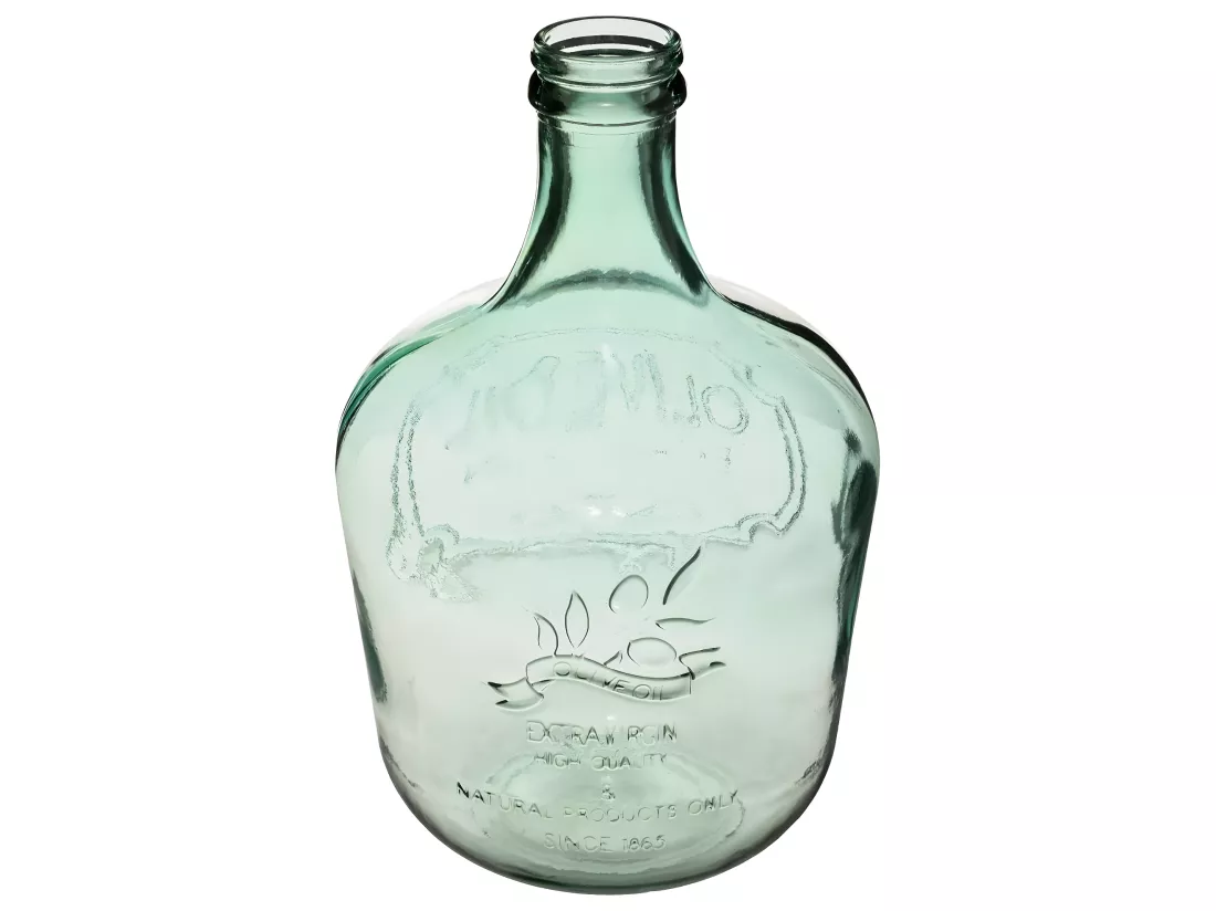 Vase Dame Jeanne en Verre Recyclé H 42 cm