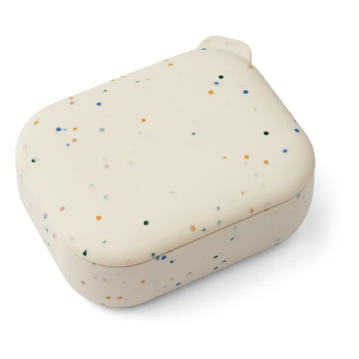 Liewood Lunch-box en silicone Elinda | Splash dots/Sea shell