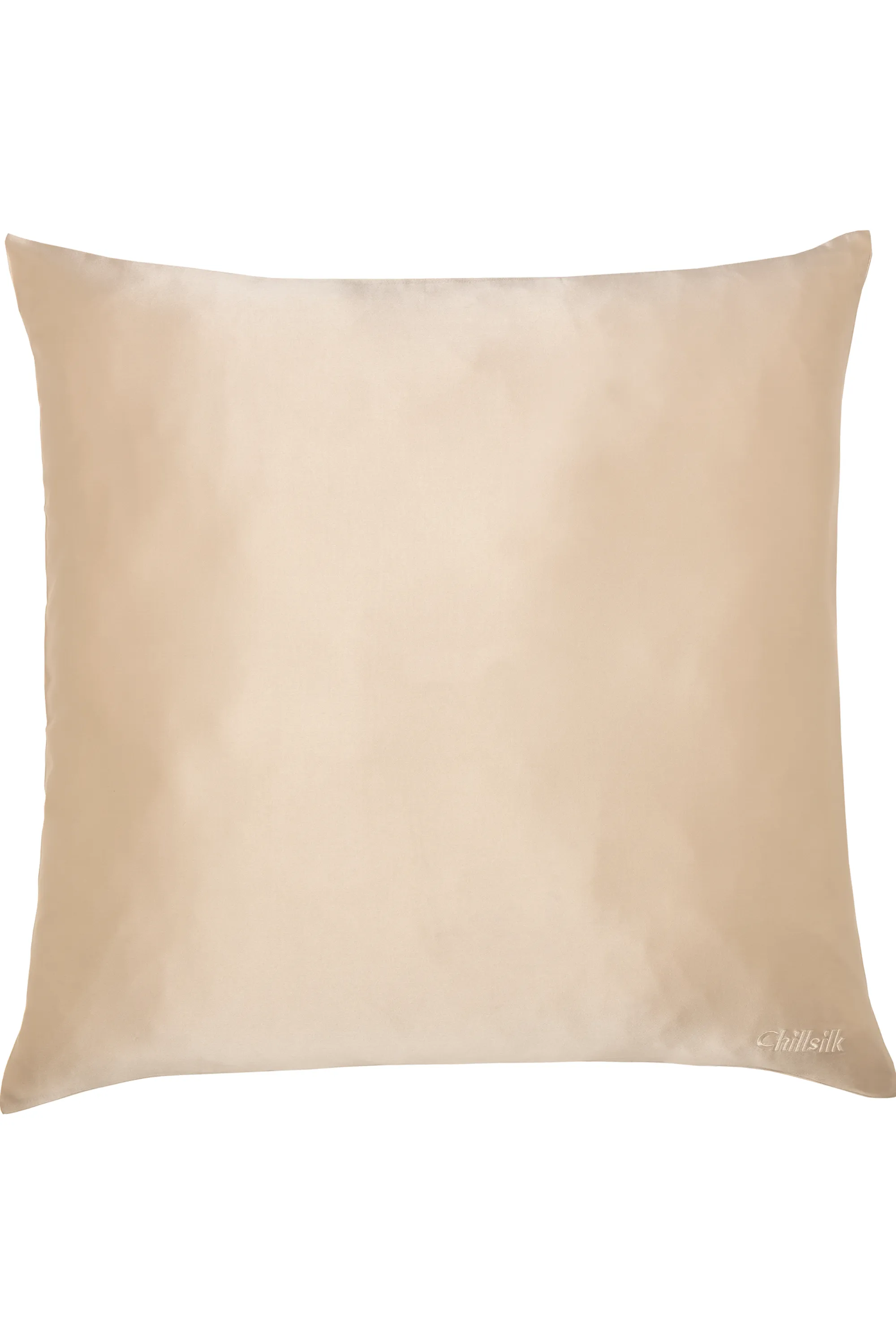Chill Silk Taie d’oreiller carrée 100% soie Sand