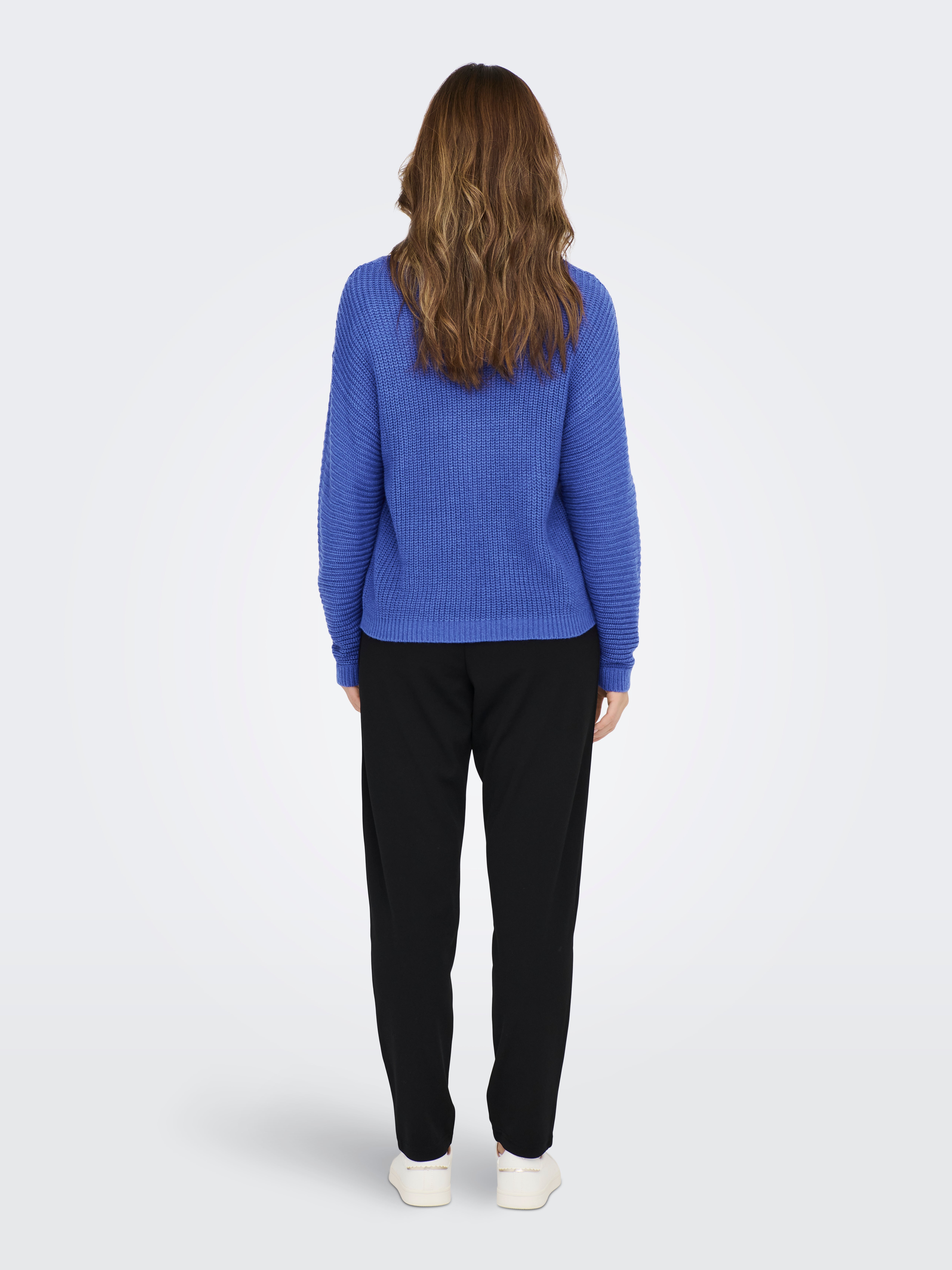 JDYJUSTY Strickpullover Dazzling Blue